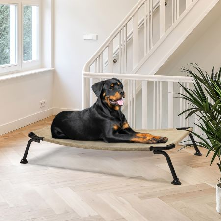 Veehoo Curved Elevated Dog Bed image1