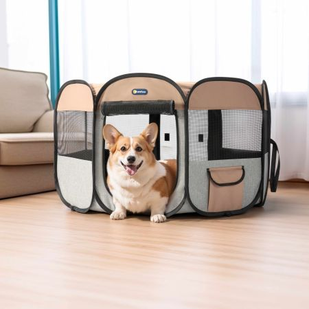Veehoo Portable Pet Playpen image1