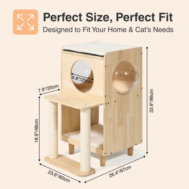 Veehoo Dog Proof Cat Feeding Station Beds & Condos image2
