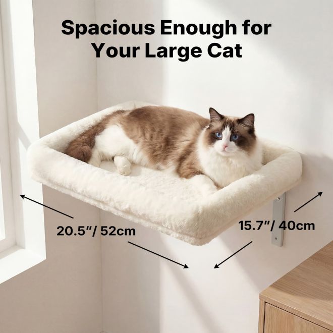Veehoo 2-Pack Cat Wall Shelves for Large Cats Sales image2