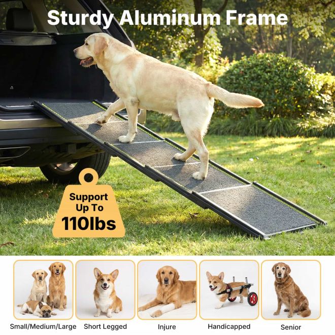 Veehoo Telescoping Extra Wide Dog Ramp Sales image2