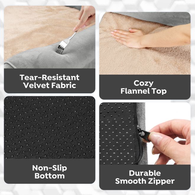 Veehoo Cozy Orthopedic Dog Sofa Bed Beds image2