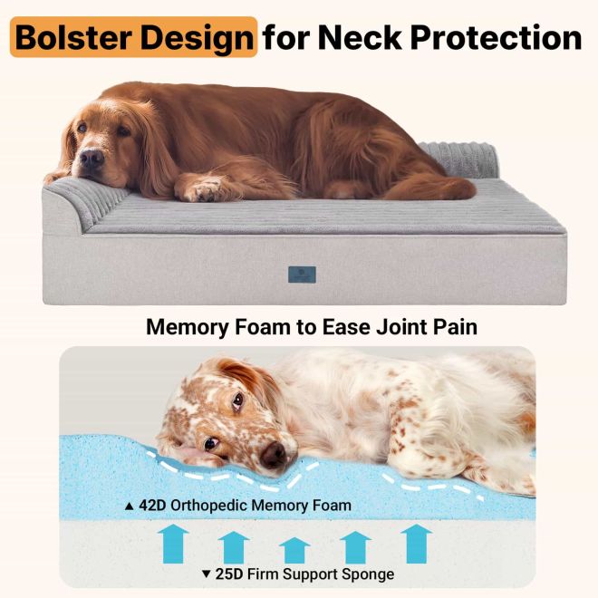 Veehoo Orthopedic Memory Foam Dog Bed Sales image2