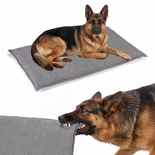 Veehoo Chew Proof Dog Crate Pad for Kennels Pillow Beds image2