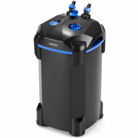 Veehoo External Fish Tank Filter with Flow Control Black New Arrivals image1 Veehoo External Fish Tank Filter with Flow Control Black New Arrivals image1