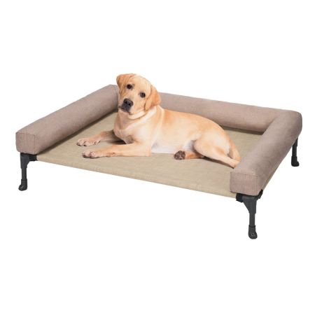 Veehoo Cooling Elevated Dog Bed with Removable Bolster-User Manual User Manual image1