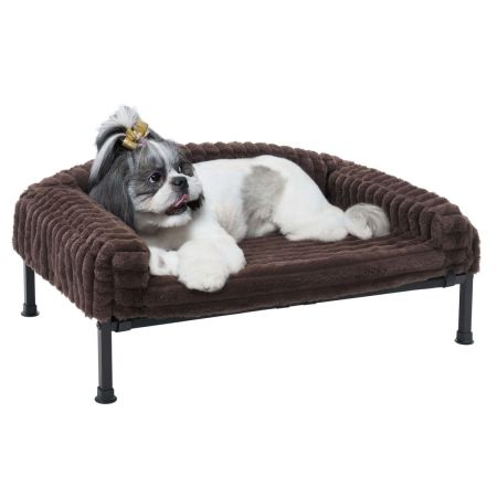 Veehoo Elevated Dog Bed with Washable Plush Bolster Mat-User Manual User Manual image1