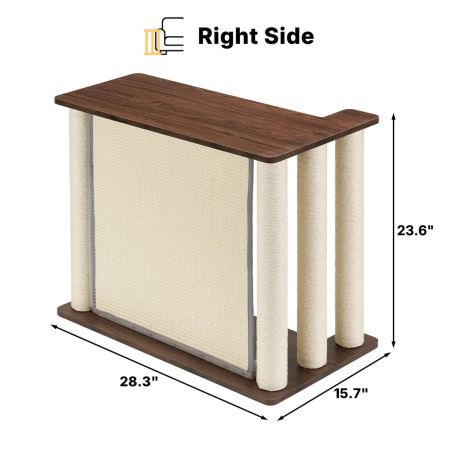Cat Scratcher for Sofa Protection Black Walnut Sales image2