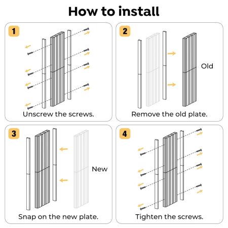 Veehoo 2PCS Cat Scratch Replacement Pads for CWPJ2518 & CWPJ2521 White Replacements image4