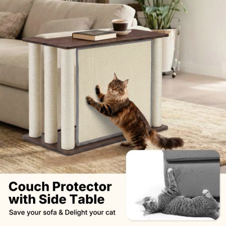Cat Scratcher for Sofa Protection Black Walnut Sales image5