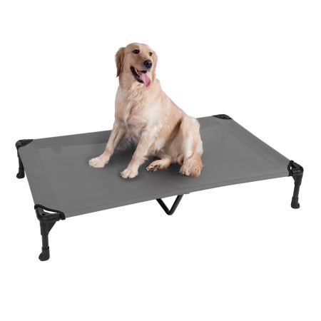 Veehoo Cooling Elevated Dog Bed with No-slip Rubber Feet Gray Sales image1 Veehoo Cooling Elevated Dog Bed with No-slip Rubber Feet Gray Sales image1