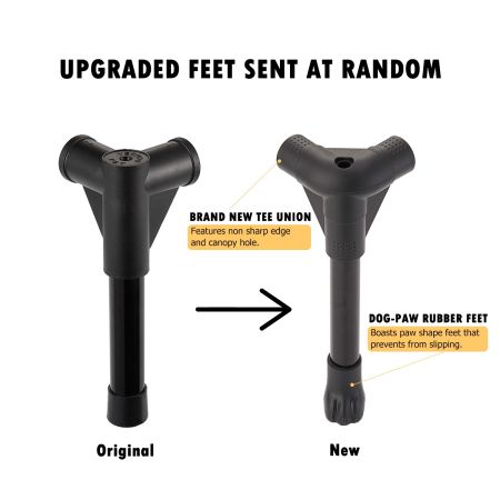 Veehoo Cooling Elevated Dog Bed with No-slip Rubber Feet Black Sales image6