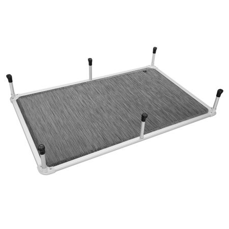 Veehoo Chewproof Dog Elevated Bed-Silver Aluminum Frame Silver Sales image4