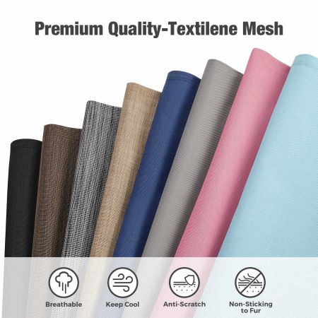 Veehoo Chewproof Dog Elevated Bed-Silver Aluminum Frame Silver Sales image5