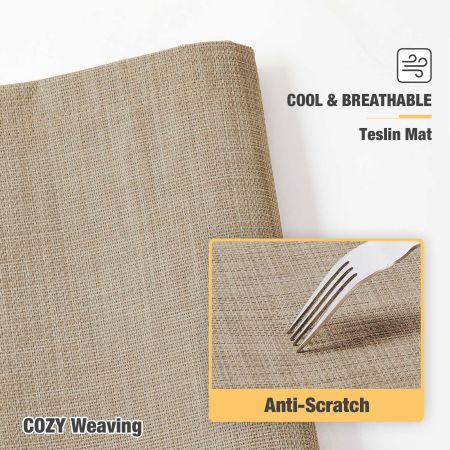 Veehoo Chewproof Dog Elevated Bed-Silver Aluminum Frame Beige Sales image5