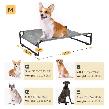Veehoo Original Cooling Elevated Dog Bed Elevated Cooling Beds image12 Veehoo Original Cooling Elevated Dog Bed Elevated Cooling Beds image12