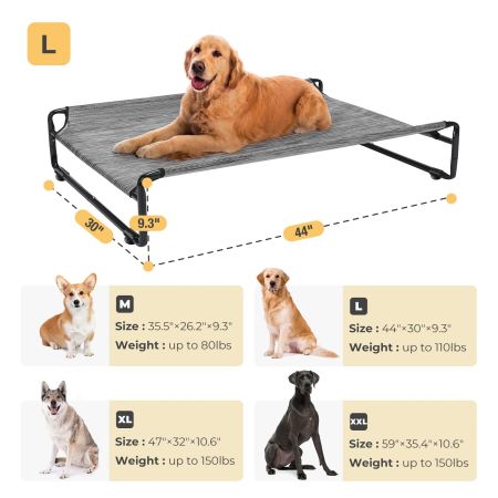 Veehoo Original Cooling Elevated Dog Bed Elevated Cooling Beds image13 Veehoo Original Cooling Elevated Dog Bed Elevated Cooling Beds image13