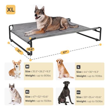 Veehoo Original Cooling Elevated Dog Bed Elevated Cooling Beds image14 Veehoo Original Cooling Elevated Dog Bed Elevated Cooling Beds image14