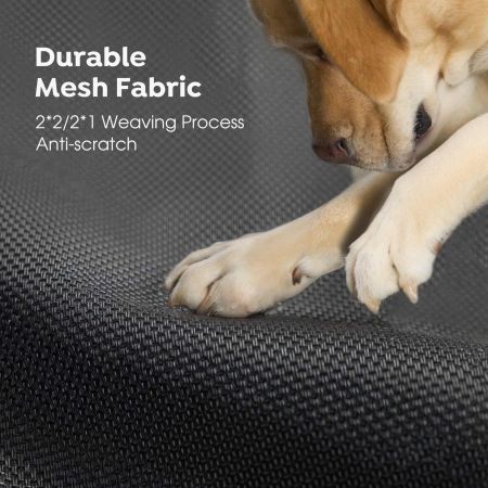 Veehoo Original Cooling Elevated Dog Bed Black Elevated Beds image7