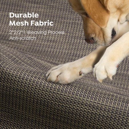 Veehoo Original Cooling Elevated Dog Bed Brown Elevated Beds image8