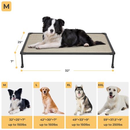 Veehoo Chewproof Dog Bed - Black Metal Frame Black Elevated Beds image2 Veehoo Chewproof Dog Bed - Black Metal Frame Black Elevated Beds image2