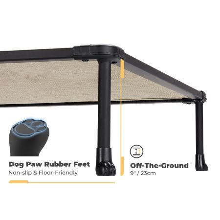 Veehoo Chewproof Dog Bed - Black Metal Frame Black Elevated Beds image9 Veehoo Chewproof Dog Bed - Black Metal Frame Black Elevated Beds image9