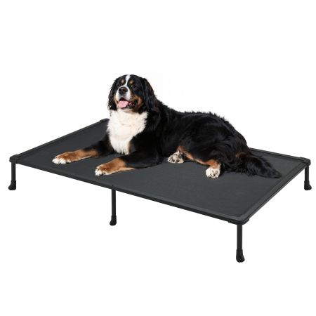 Veehoo Chewproof Elevated Dog Bed-Black Metal Frame Black Elevated Beds image1 Veehoo Chewproof Elevated Dog Bed-Black Metal Frame Black Elevated Beds image1