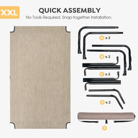 Veehoo Anti-falling Pet Bed with a Pillow Silver Sales image13 Veehoo Anti-falling Pet Bed with a Pillow Silver Sales image13