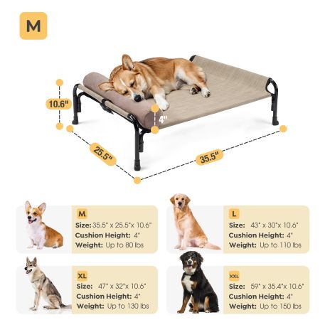 Veehoo Anti-falling Pet Bed with a Pillow Silver Sales image2 Veehoo Anti-falling Pet Bed with a Pillow Silver Sales image2