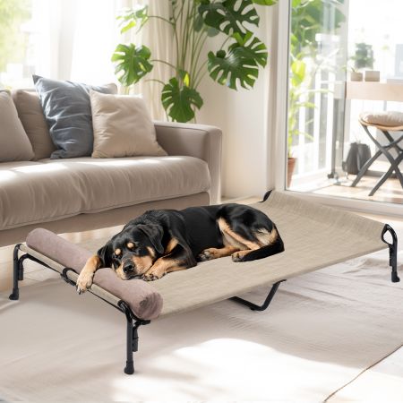 Veehoo Anti-falling Pet Bed with a Pillow Beige Sales image8 Veehoo Anti-falling Pet Bed with a Pillow Beige Sales image8