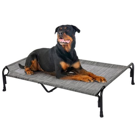 Veehoo Elevated Outdoor Raised Dog Bed Silver Sales image1 Veehoo Elevated Outdoor Raised Dog Bed Silver Sales image1
