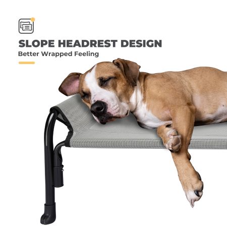 Veehoo Elevated Outdoor Raised Dog Bed Gray Sales image5