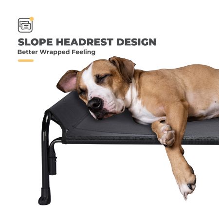 Veehoo Elevated Outdoor Raised Dog Bed Black Sales image5