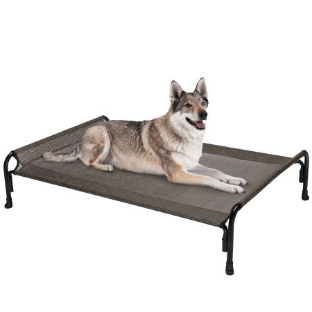 Veehoo Elevated Outdoor Raised Dog Bed Brown Sales image1 Veehoo Elevated Outdoor Raised Dog Bed Brown Sales image1
