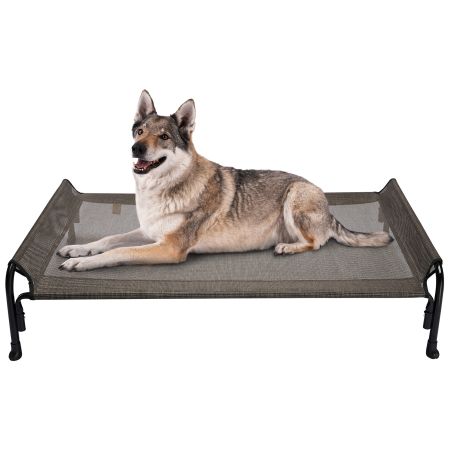 Veehoo Elevated Outdoor Raised Dog Bed Brown Sales image2 Veehoo Elevated Outdoor Raised Dog Bed Brown Sales image2