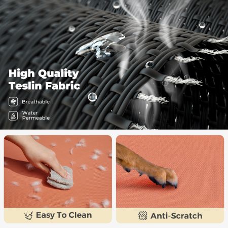 Veehoo Elevated Outdoor Raised Dog Bed Red Sales image6