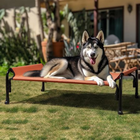 Veehoo Elevated Outdoor Raised Dog Bed Red Sales image8