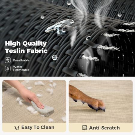 Veehoo Elevated Outdoor Raised Dog Bed Beige Sales image5 Veehoo Elevated Outdoor Raised Dog Bed Beige Sales image5