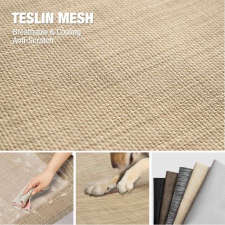 Veehoo Curved Elevated Dog Bed Gray Elevated Beds image6 Veehoo Curved Elevated Dog Bed Gray Elevated Beds image6