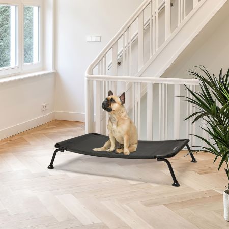 Veehoo Curved Elevated Dog Bed Black Elevated Beds image12