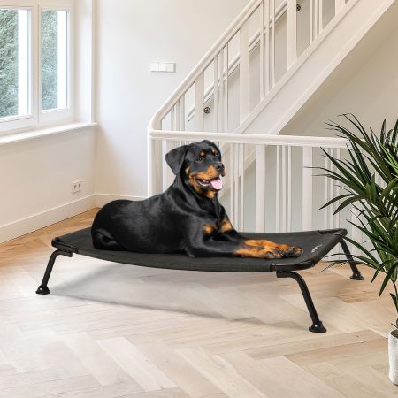 Veehoo Curved Elevated Dog Bed Black Elevated Beds image11 Veehoo Curved Elevated Dog Bed Black Elevated Beds image11