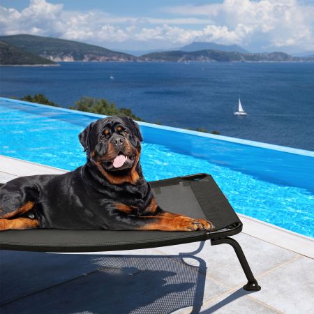 Veehoo Curved Elevated Dog Bed Black Elevated Beds image14 Veehoo Curved Elevated Dog Bed Black Elevated Beds image14