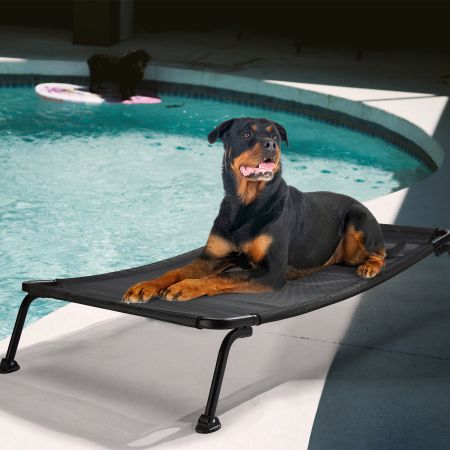 Veehoo Curved Elevated Dog Bed Black Elevated Beds image15 Veehoo Curved Elevated Dog Bed Black Elevated Beds image15