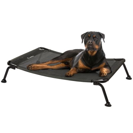 Veehoo Curved Elevated Dog Bed Black Elevated Beds image2 Veehoo Curved Elevated Dog Bed Black Elevated Beds image2