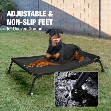 Veehoo Curved Elevated Dog Bed Black Elevated Beds image8 Veehoo Curved Elevated Dog Bed Black Elevated Beds image8
