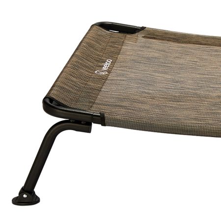 Veehoo Curved Elevated Dog Bed Brown Elevated Beds image3