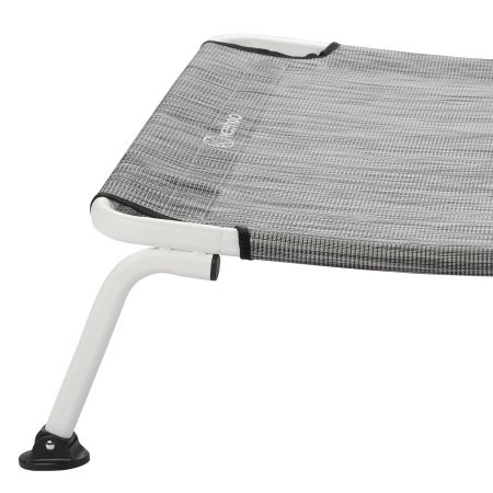 Veehoo Cooling Curved Elevated Dog Bed Silver Sales image3 Veehoo Cooling Curved Elevated Dog Bed Silver Sales image3