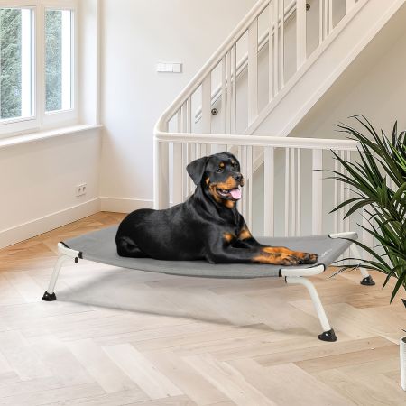 Veehoo Cooling Curved Elevated Dog Bed Gray Sales image12 Veehoo Cooling Curved Elevated Dog Bed Gray Sales image12