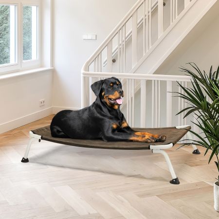 Veehoo Cooling Curved Elevated Dog Bed Brown Sales image11 Veehoo Cooling Curved Elevated Dog Bed Brown Sales image11