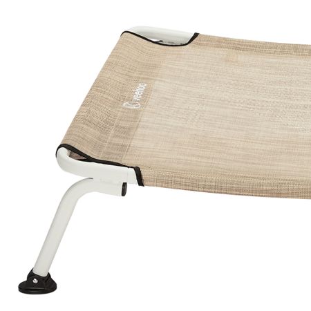 Veehoo Cooling Curved Elevated Dog Bed Beige Sales image3